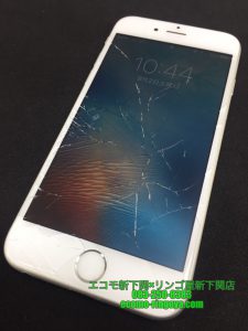 iPhone6s ガラス割れ 液晶不良