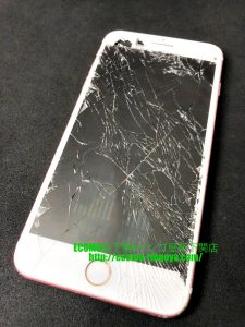 iPhone7Plus 画面割れ 液晶交換